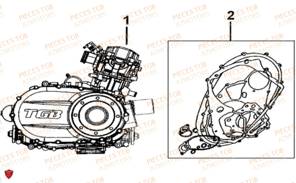 MOTEUR TGB BLADE 600 FLX