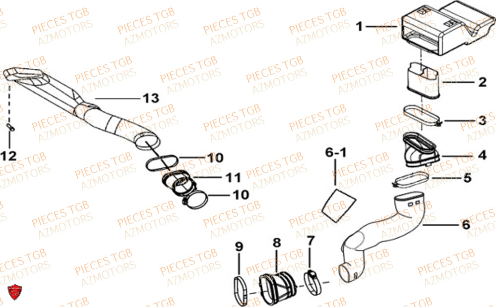 Admission TGB Pieces TGB BLADE 600 LTX ABS