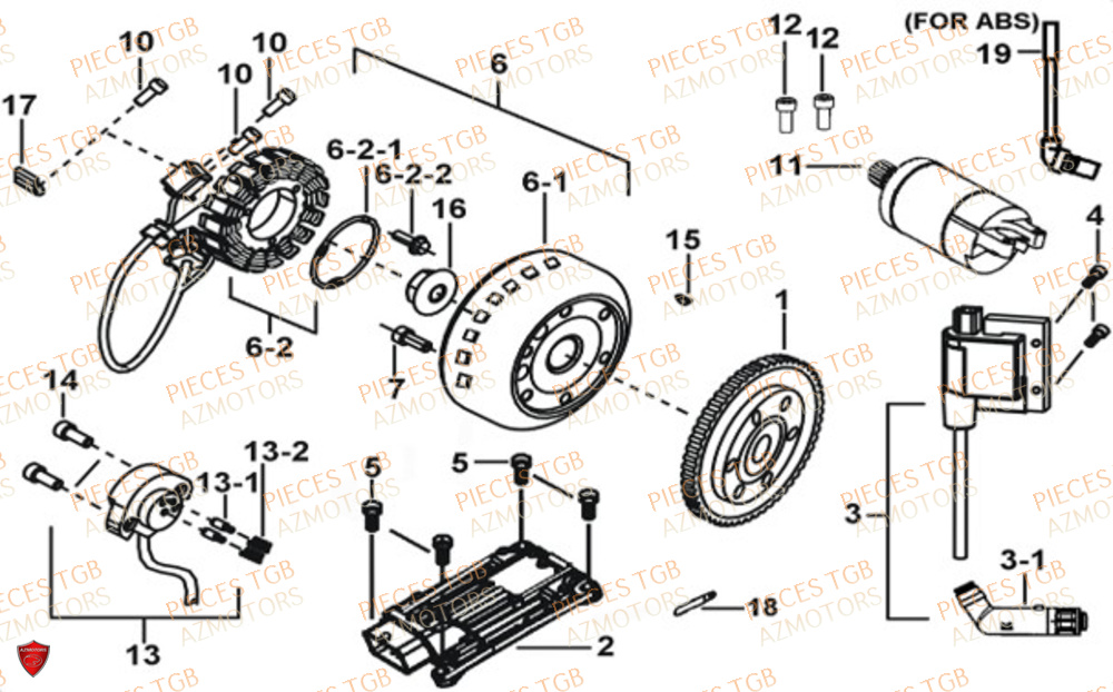 Allumage TGB Pieces TGB BLADE 600 LTX ABS