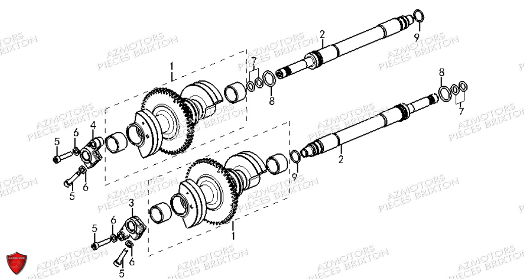 ARBRE D EQUILIBRAGE BRIXTON BRIXTON CROMWELL 1200 X