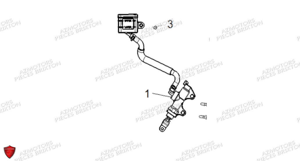 MAITRE CYLINDRE DE FREIN ARRIERE BRIXTON BRIXTON CROMWELL 1200 X