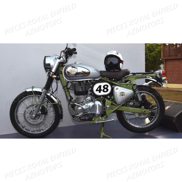 ~plaque Numero Laterale ROYAL ENFIELD Pieces ROYAL ENFIELD BULLET TRIAL 500 RED (2019-2020)