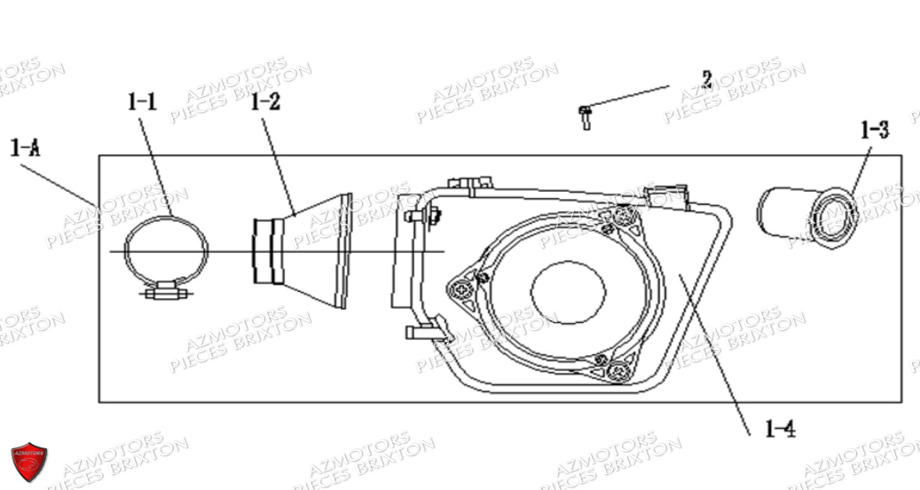 FILTRE A AIR BRIXTON Brixton BX 125 S