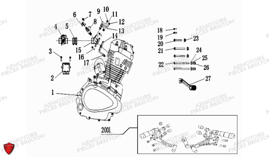 INJECTION ECU BRIXTON Brixton BX 125 S