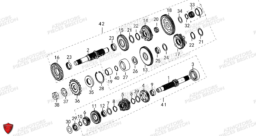 SYSTEME TRANSMISSION BRIXTON Brixton Cromwell 1200