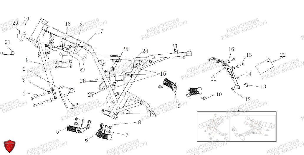 CADRE BRIXTON CROMWELL 125 BX ABS E4