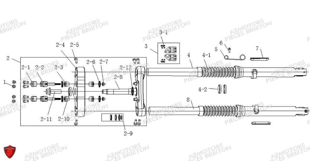 FOURCHE BRIXTON CROMWELL 125 BX ABS E4