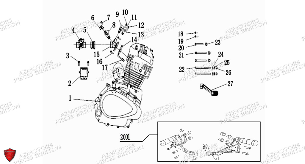 Injection Calculateur Ecu BRIXTON Pièces Brixton Cromwell 125 BX Euro4