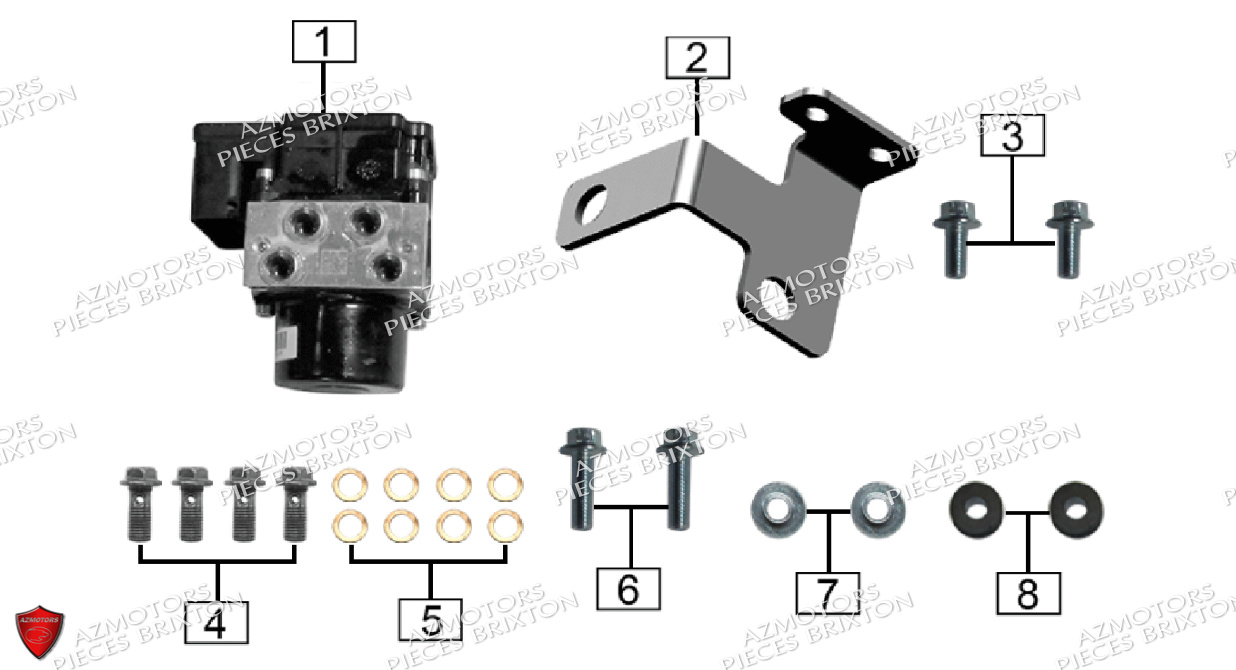 Abs Mab BRIXTON Pièces Brixton Crossfire 125 LC ABS