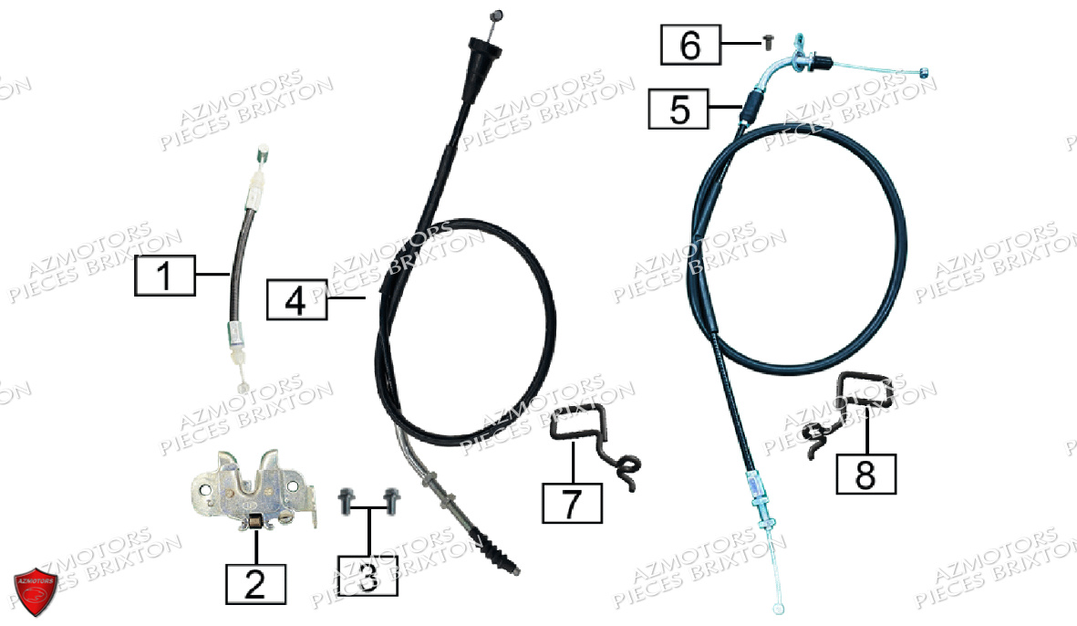 CABLES BRIXTON CROSSFIRE 125 LC ABS