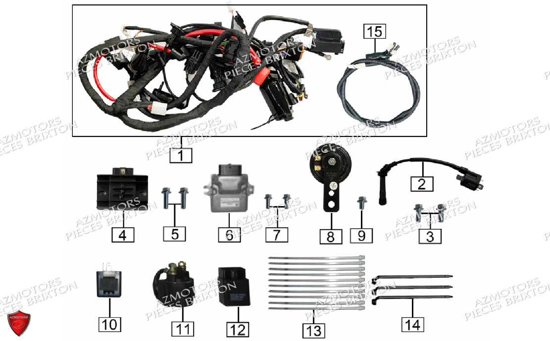 EQUIPEMENT ELECTRIQUE BRIXTON CROSSFIRE 125 LC ABS