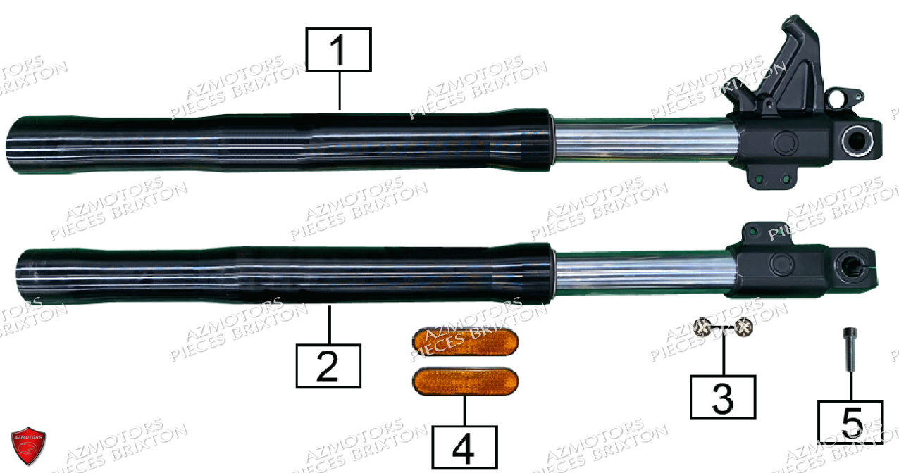 FOURCHE BRIXTON CROSSFIRE 125 LC ABS