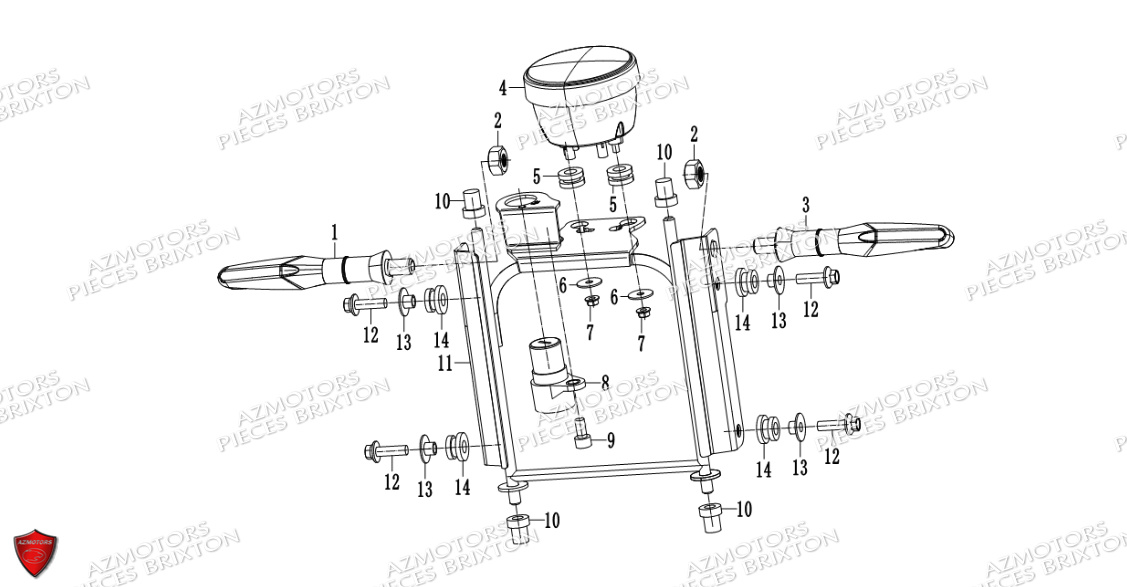 COMPTEUR CLIGNOTANTS BRIXTON CROSSFIRE 125 XS E4