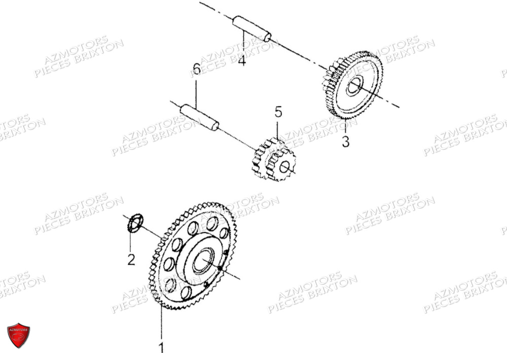 Roue Libre BRIXTON Pièces Brixton Crossfire 125 XS Euro4