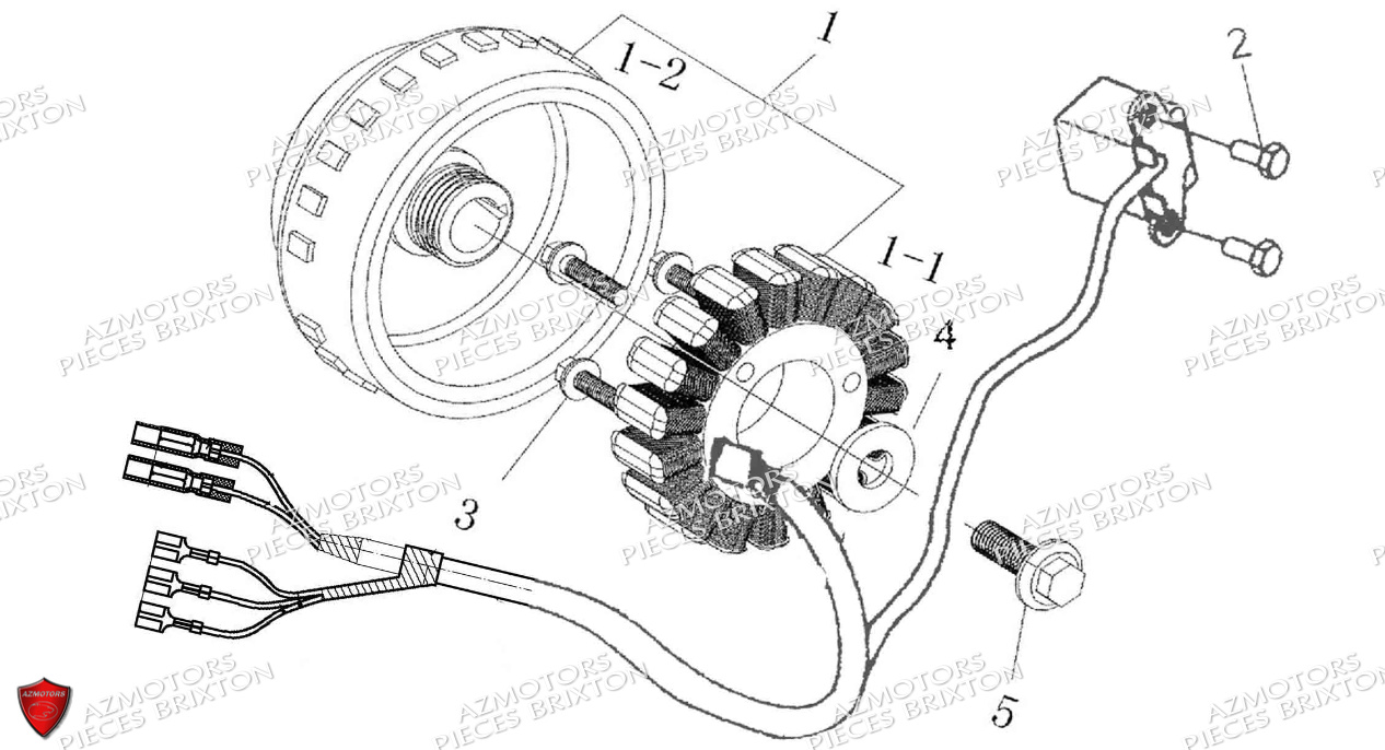 STATOR ROTOR BRIXTON CROSSFIRE 125 XS E4