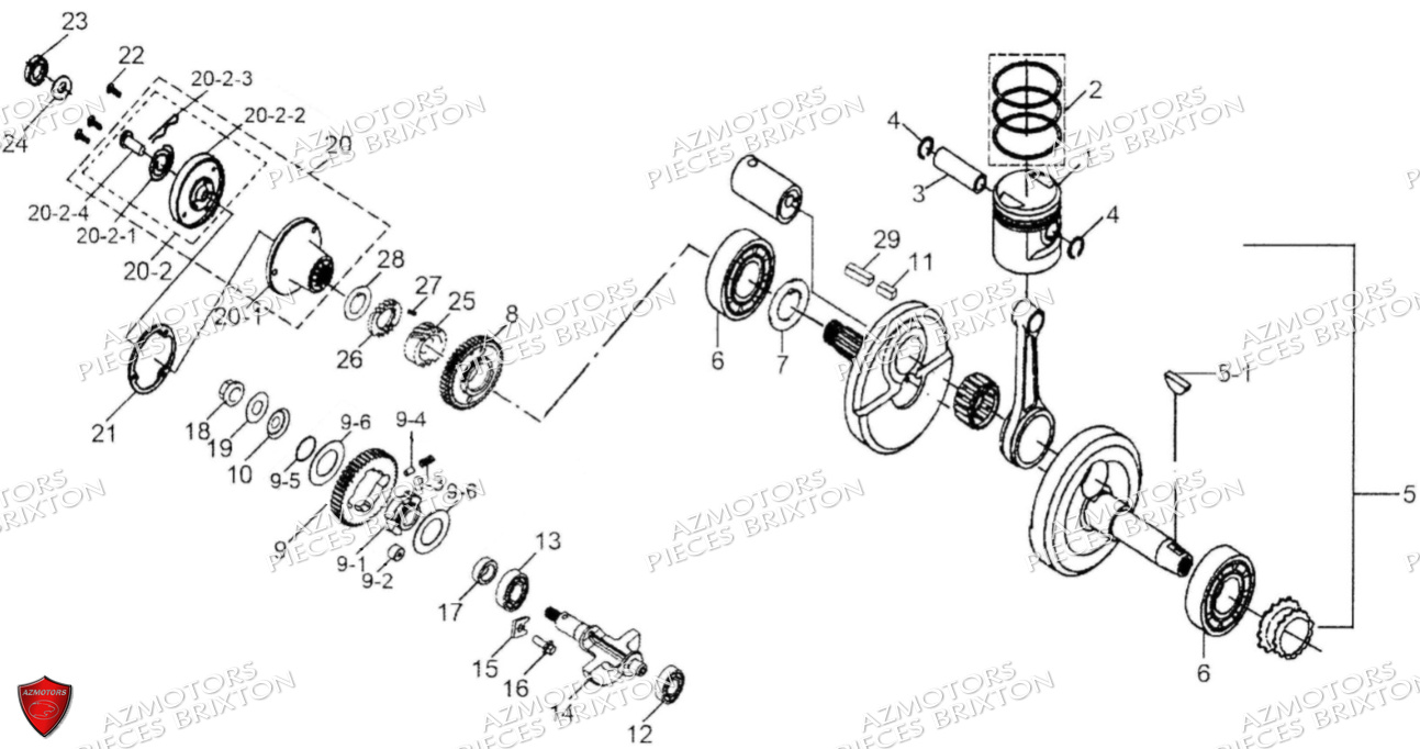 VILEBREQUIN BRIXTON CROSSFIRE 125 XS E4