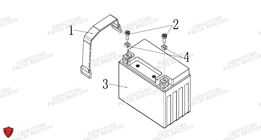 Batterie BRIXTON Pièces Brixton Crossfire 500 Euro4