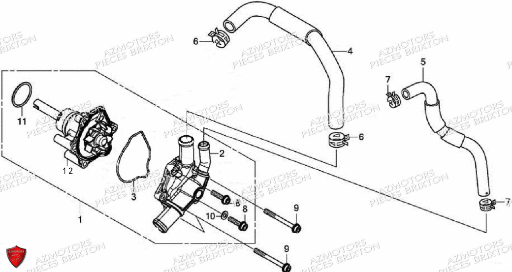 POMPE A EAU BRIXTON CROSSFIRE 500 E4