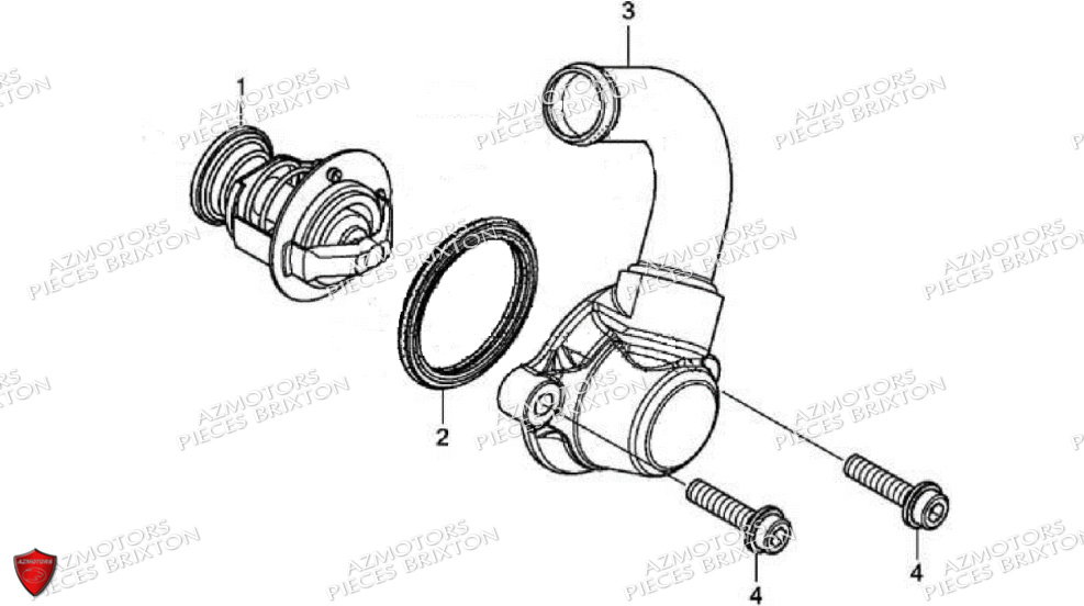Thermostat BRIXTON Pièces Brixton Crossfire 500 Euro4