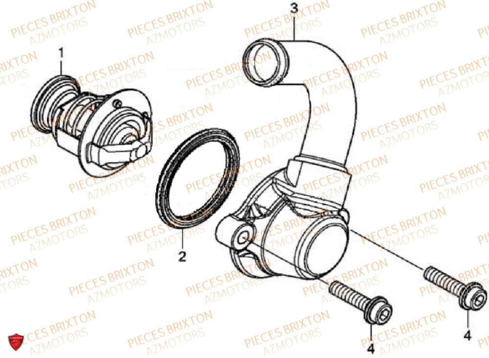 Thermostat BRIXTON Pièces Brixton Crossfire 500 Euro5