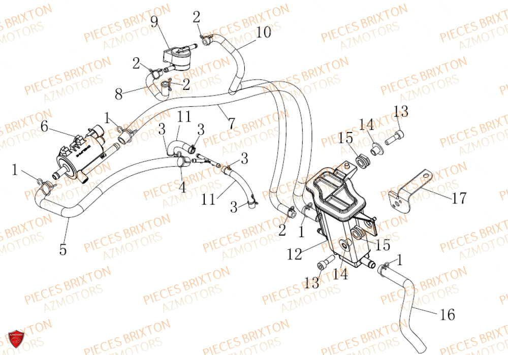 RENIFLARD BRIXTON CROSSFIRE 500 XC EU5