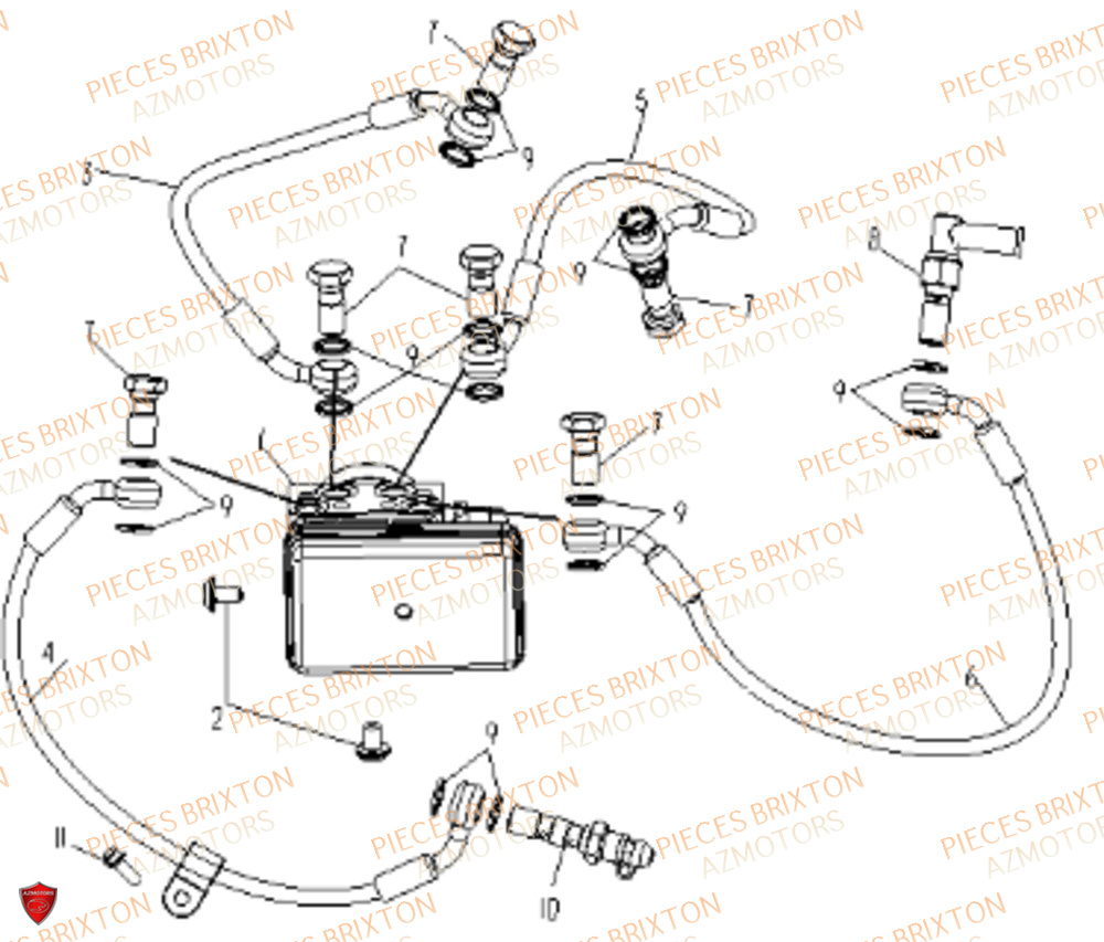 SYSTEME DE FREINAGE BRIXTON CROSSFIRE 500 XC EU5