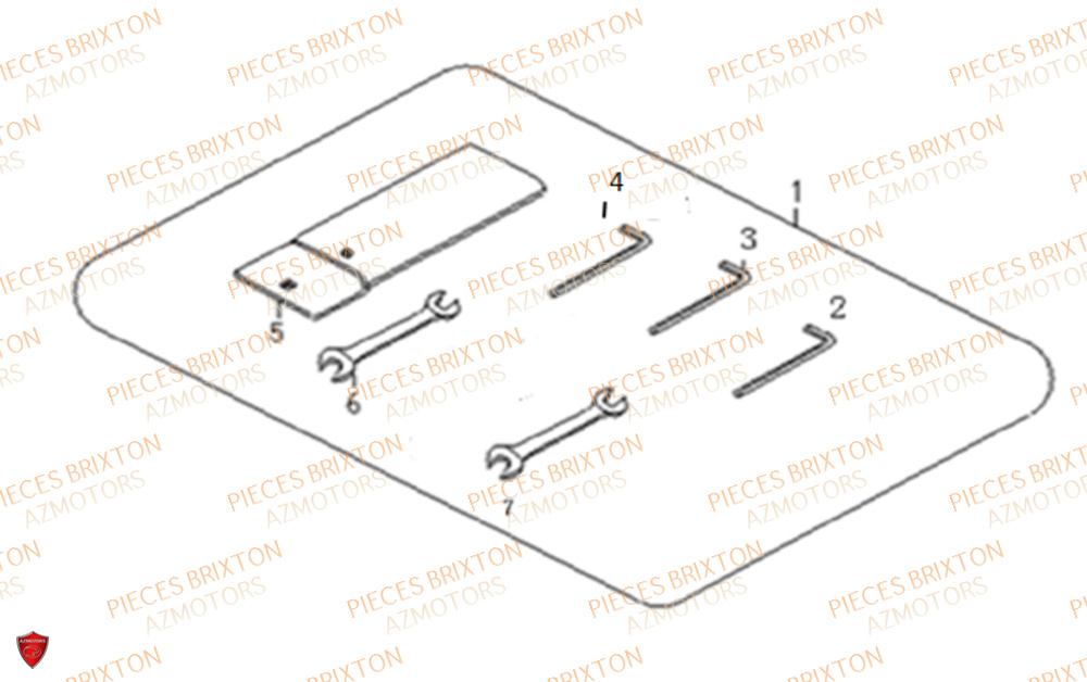 Trousse A Outils BRIXTON Pièces Brixton Crossfire 500 XC Euro5