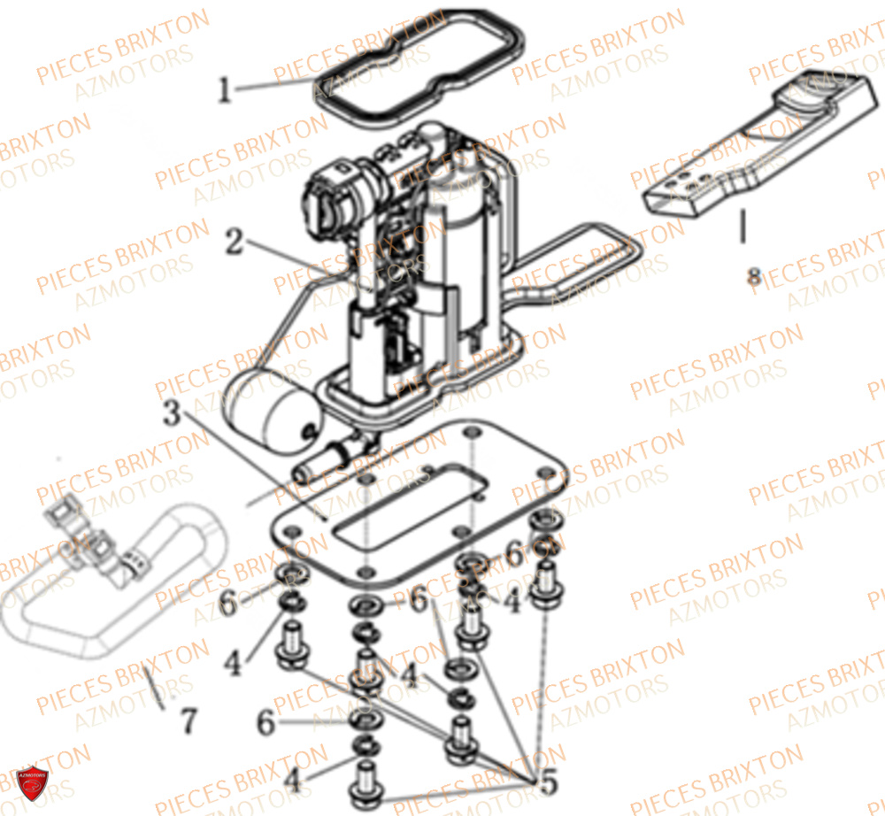 Pompe A Essence BRIXTON Pièces Brixton Crossfire 500 X Euro4