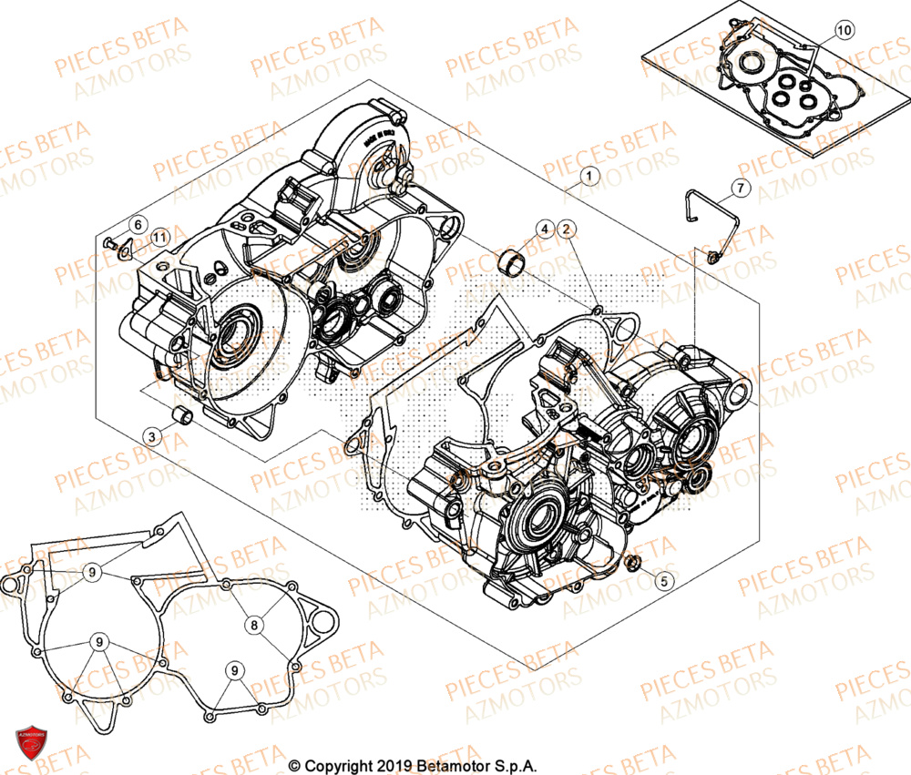 Carter BETA Pieces BETA CROSS RX 300 2T - (2024)