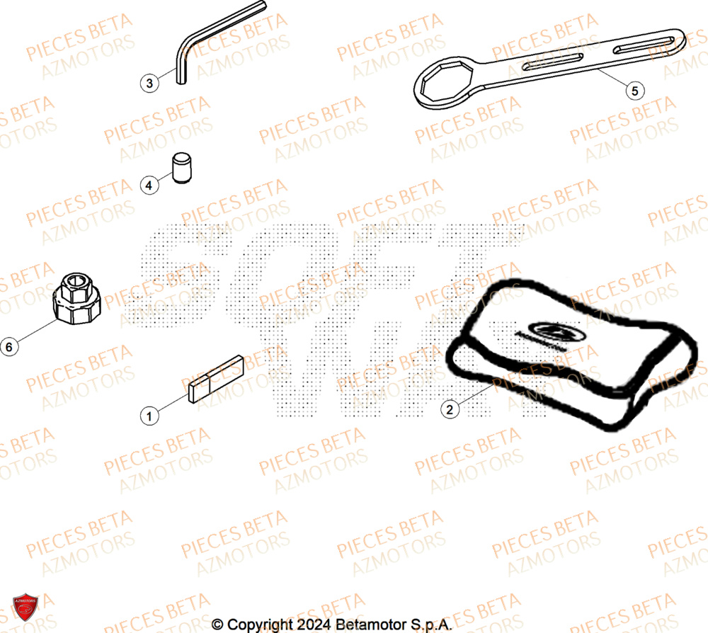 Trousse A Outils BETA Pieces BETA CROSS RX 300 2T - (2024)