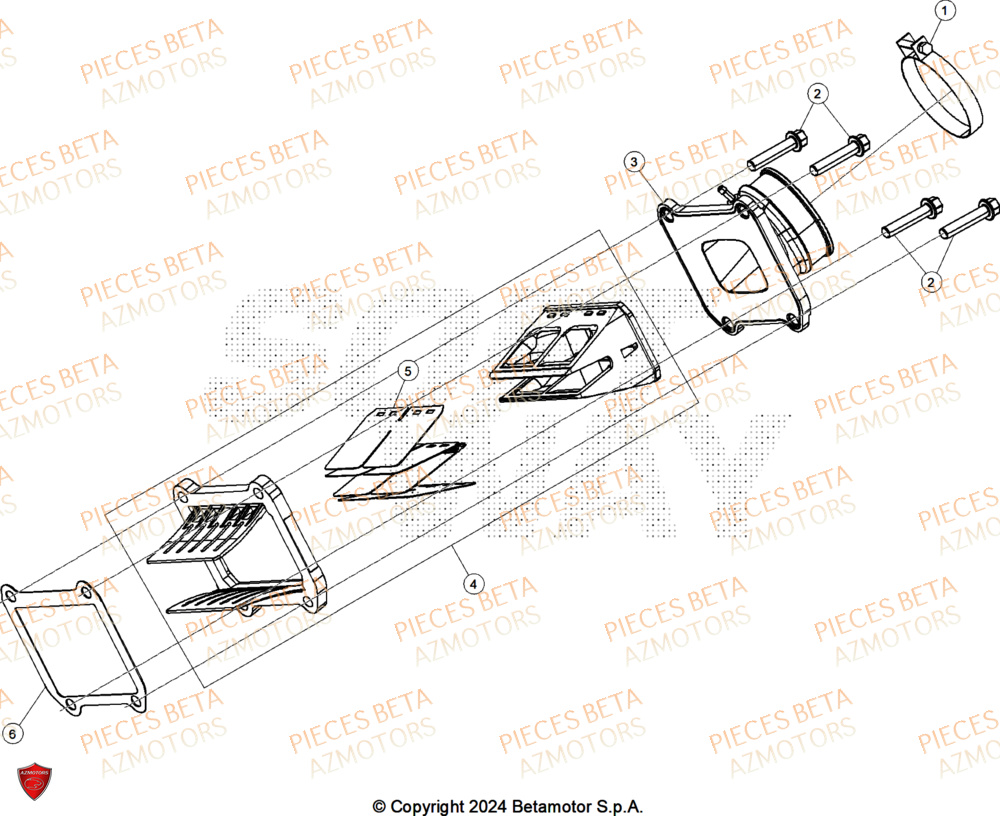 Admission BETA Pieces BETA CROSS RX 300 2T - (2025)