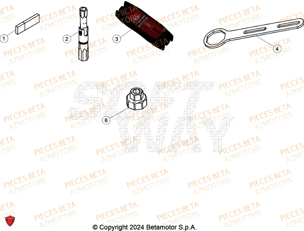 Trousse A Outils BETA Pieces BETA CROSS RX 450 4T - (2024)