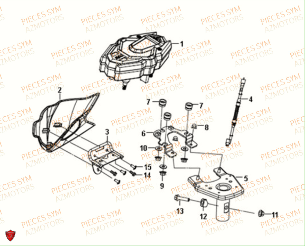 COMPTEUR SYM CROX 50 4T 2021