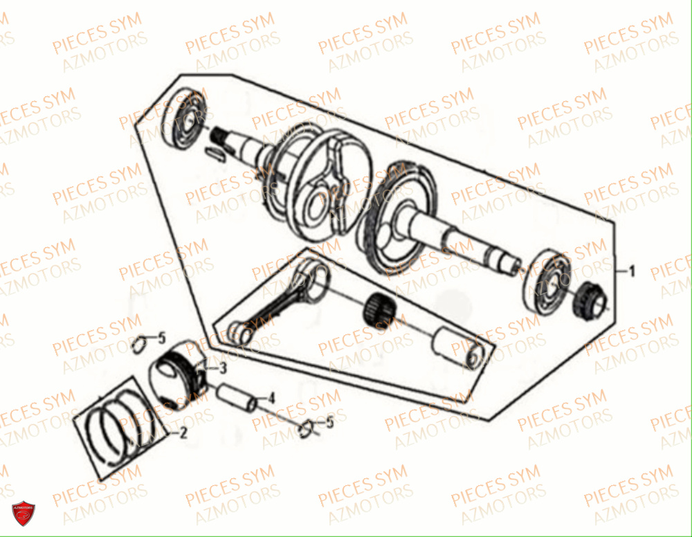 VILEBREQUIN SYM CROX 50 4T 2021