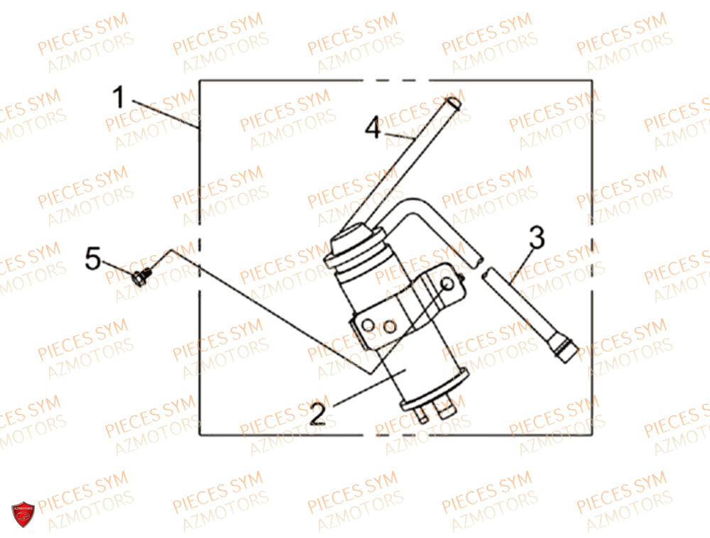 Canister SYM Pièces CRUISYM 125I ABS EURO 4 - LV12W1-EU (2018-2019)