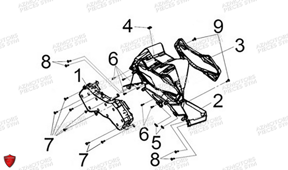 COMPTEUR SYM CRUISYM A 300 2024