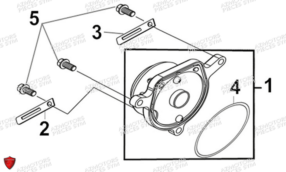 COUVERCLE LATERALE SYM CRUISYM A 300 2024