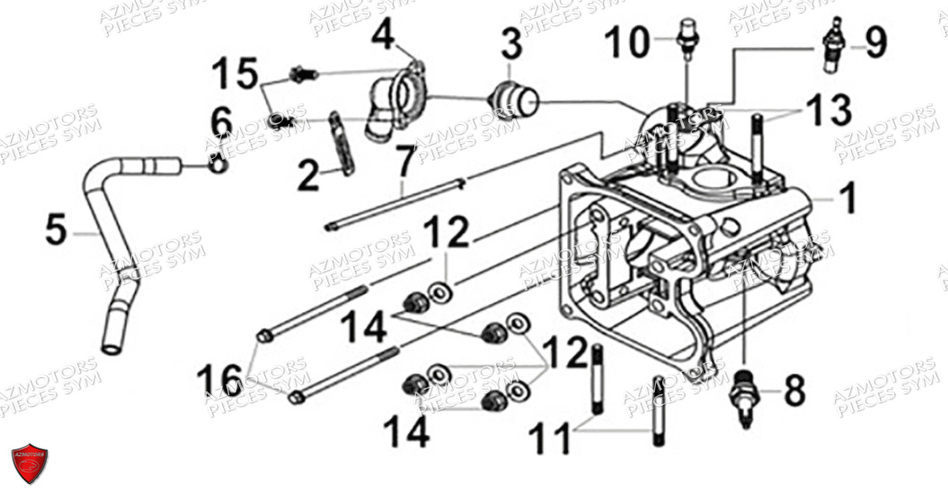 CULASSE SYM CRUISYM A 300 2024