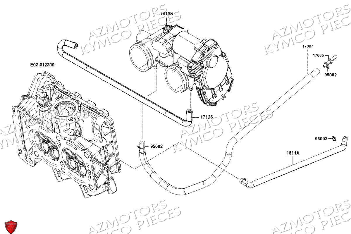 Carburation KYMCO Pièces Scooter CV3 550 4T EURO5 (SBA1CC)