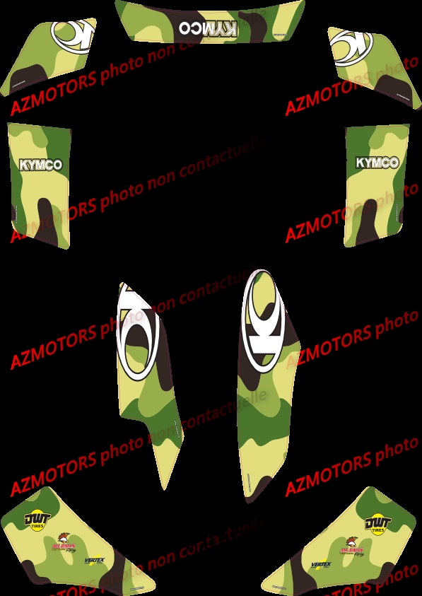 Kit Deco Mxu 250 Camouflage Vert KYMCO Kit_Deco_KYMCO_Mxu_250