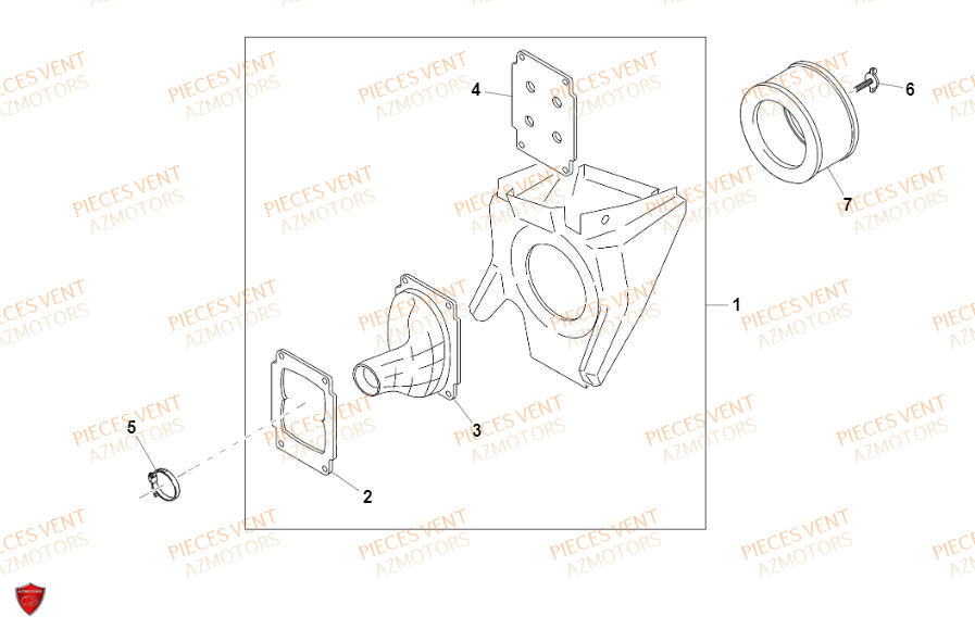 Filtre A Air VENT Pièces VENT DERAPAGE 125 4T 2019 (STANDARD)