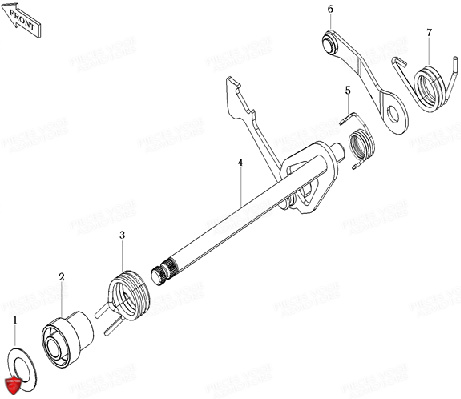 ARBRE DE SELECTION VOGE DSX 650 EURO 5