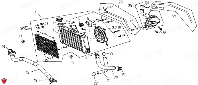 REFROIDISSEMENT VOGE DSX 650 EURO 5