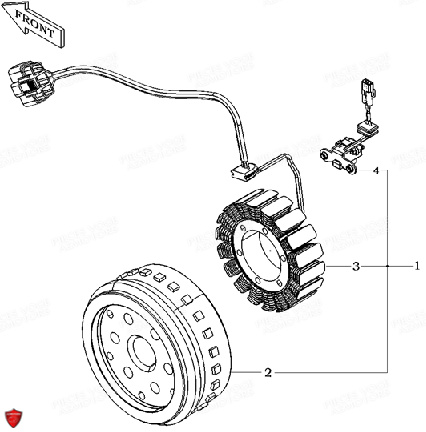 Stator VOGE Pièces Voge 650 DSX