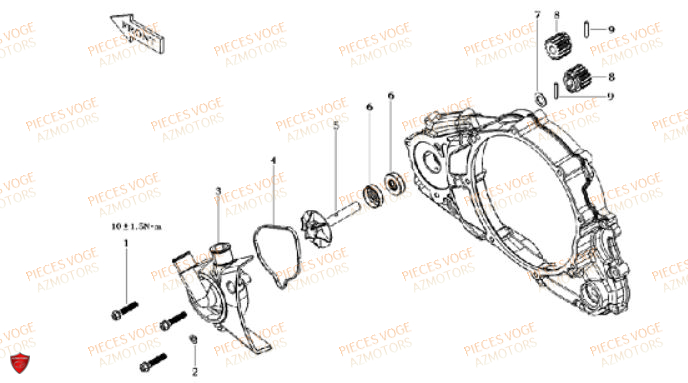 POMPE A EAU VOGE DS 650 EURO 5