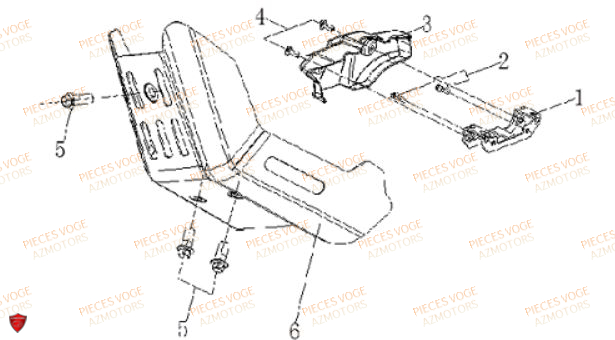 Sabot VOGE Pièces Voge 650 DS