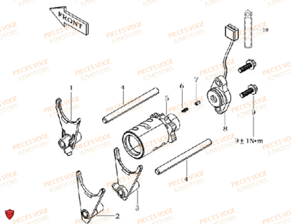 Tambour De Selection VOGE Pièces Voge 650 DS