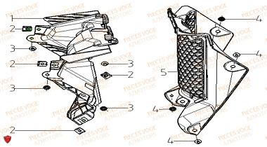 GRILLE RADIATEUR VOGE DS X 900 EURO 5