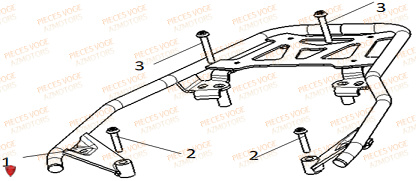 Porte Paquet VOGE Pièces VOGE 900 DS/X EU V