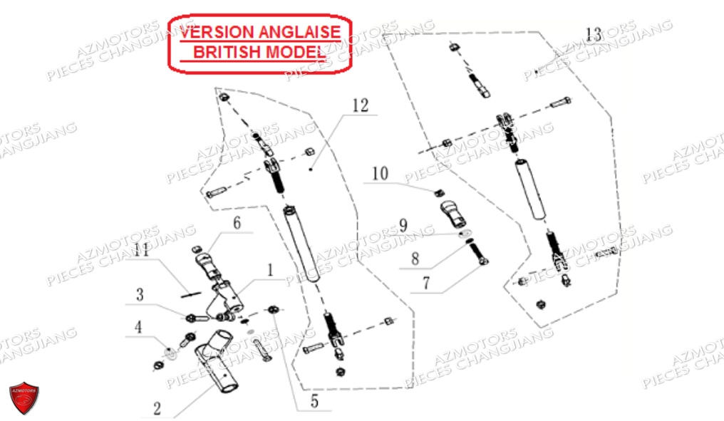 ACCOUPLEMENT ANGLETERRE CHANGJIANG DYNASTY CJ 650 E5